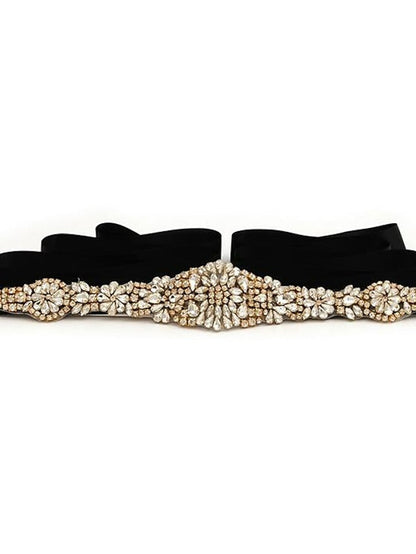 wedding dress wedding jewelry europe and the united states hot-selling belt girdle decoration fashion classic bride rhinestone belt female for Women