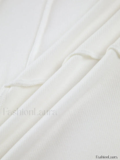Basic Piping Graceful Long Sleeve Top