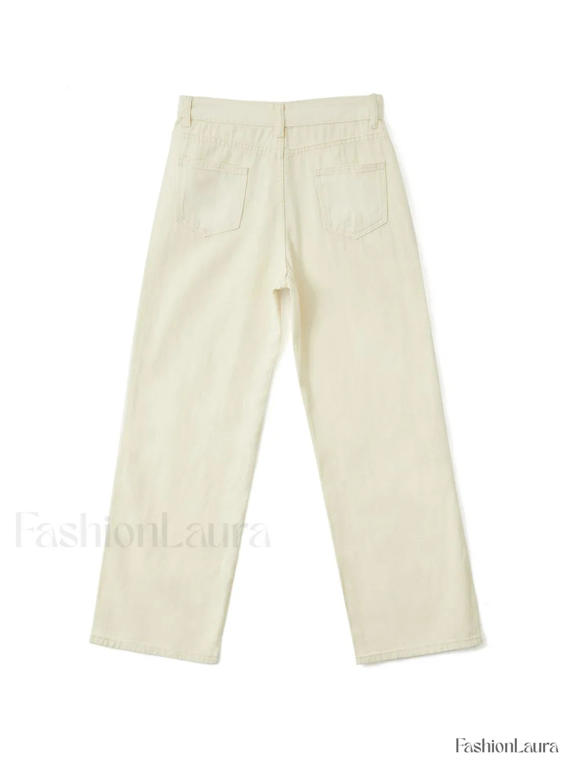 Basic Wash Straight Leg Boyfriend Jeans