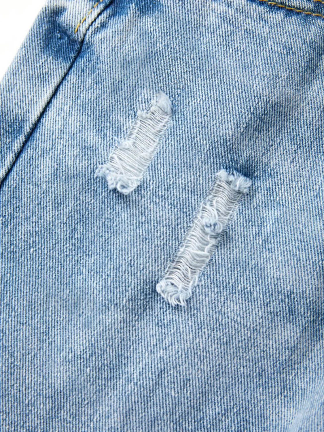 Basic Wash Straight Leg Boyfriend Jeans