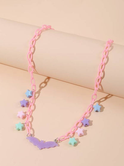 Bat Charm Necklace for Women