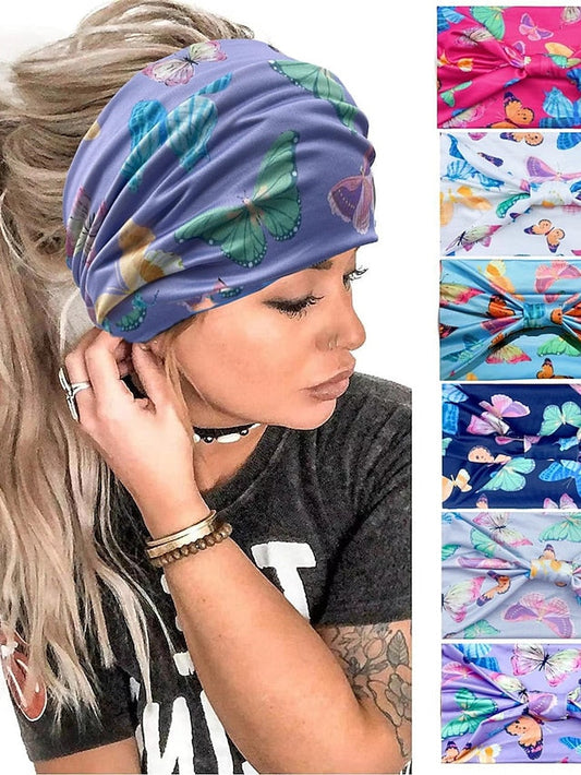 Sports Outdoor Floral Headwear for Women