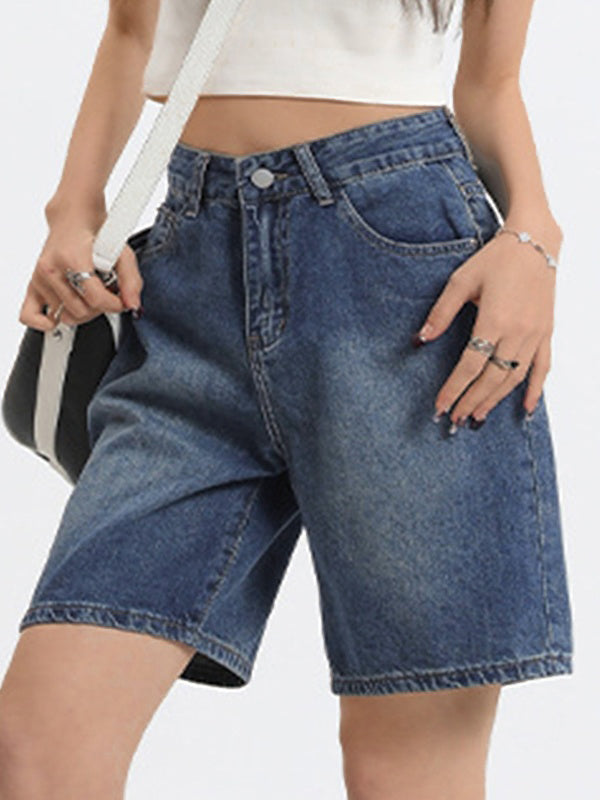 Vintage Denim Bermuda Shorts