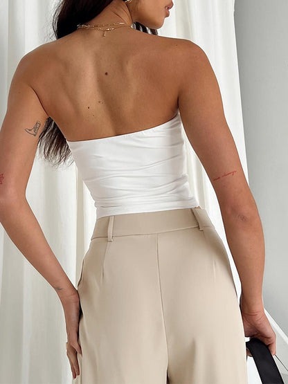 Street Simple Bandeau Top