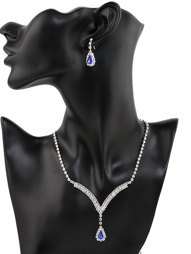 necklace Chic & Modern Party Pure Color Jewelry Sets / Wedding / White / Red / Blue / Fall for Women