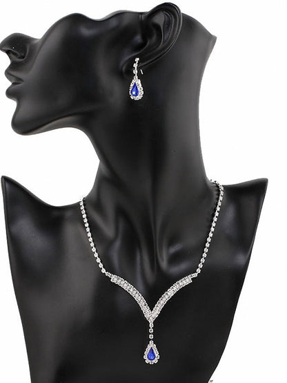 necklace Chic & Modern Party Pure Color Jewelry Sets / Wedding / White / Red / Blue / Fall for Women