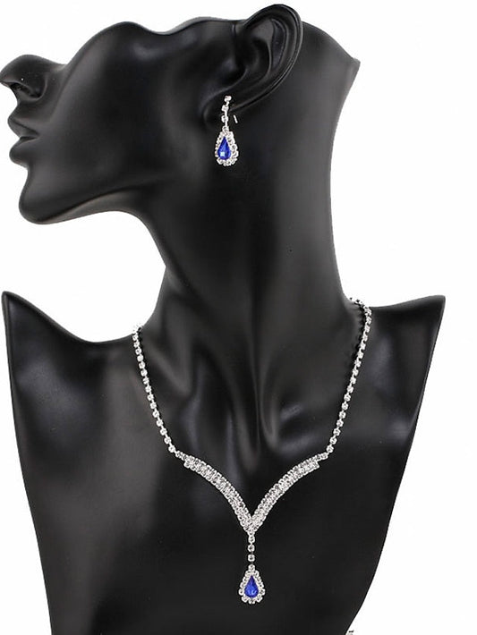 necklace Chic & Modern Party Pure Color Jewelry Sets / Wedding / White / Red / Blue / Fall for Women