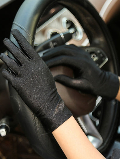 Gloves Party / Evening Daily Solid / Plain Color Spandex Simple Style Sweet Wedding Casual / Daily 1 Pair for Women