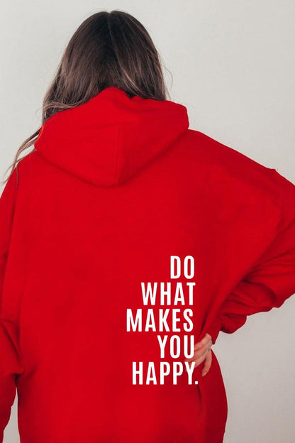 Drop Shoulder Oversized Print Hoodie