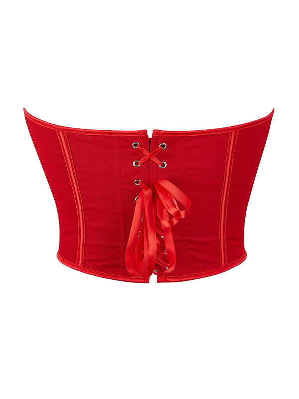 Mesh Breathable Heart Shaped Corset Top