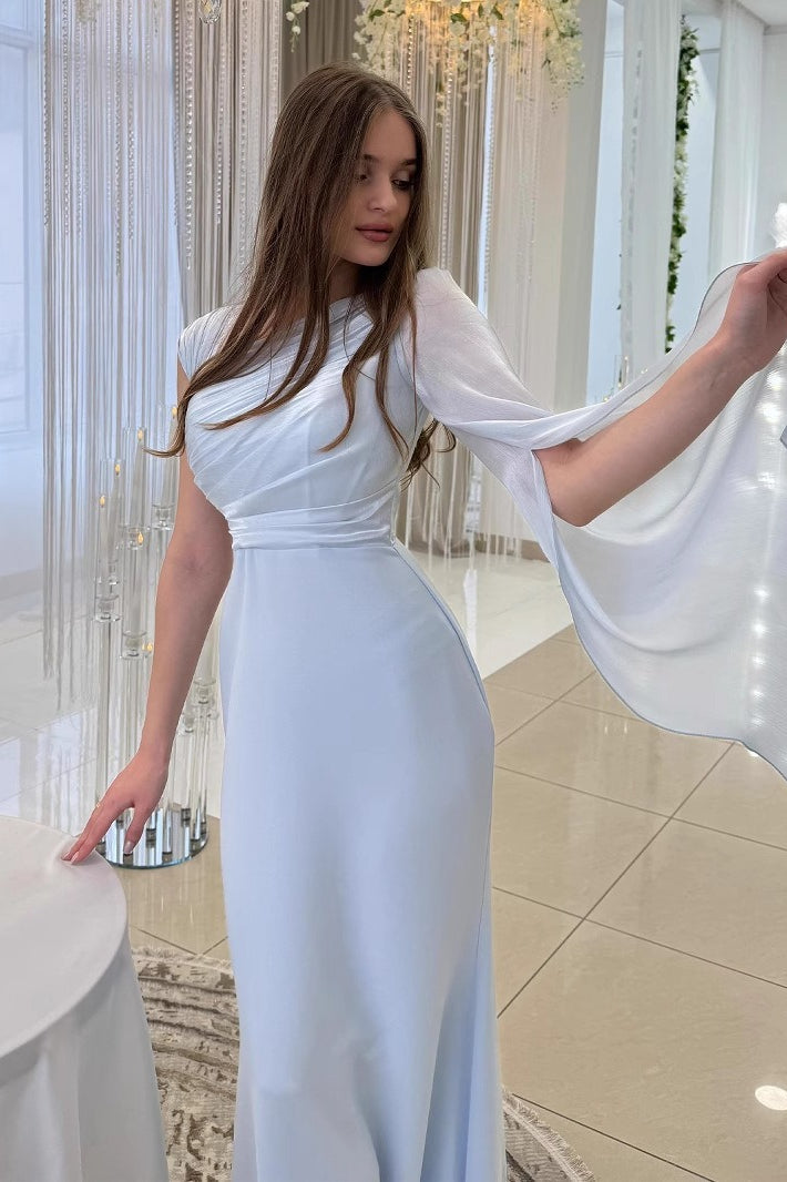 Chiffon One Shoulder Formal Dress