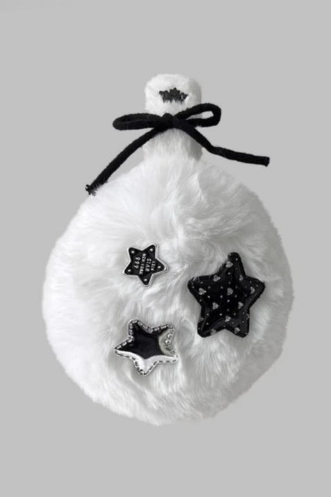 Harajuku Y2K Star Sticker Bow Earmuff
