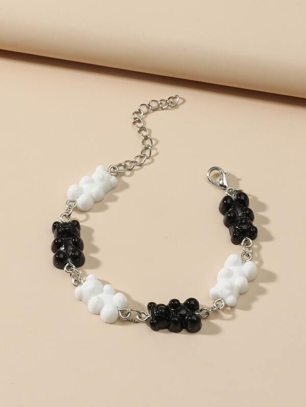 Bear Decor Chain Bracelet for Women
