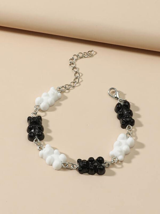 Bear Decor Chain Bracelet for Women