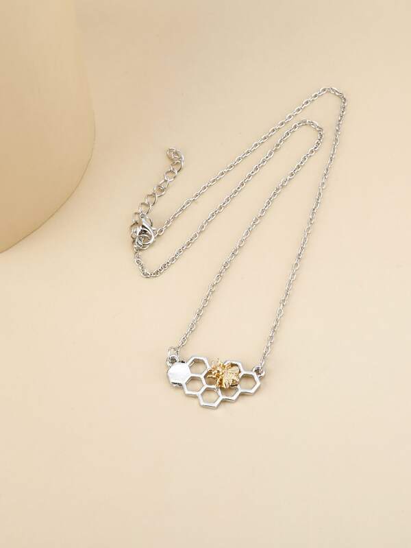 Bee Hive Decor Necklace for Women