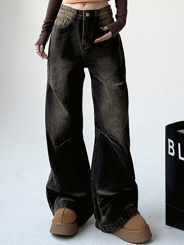 Hip Pop Distressed High Rise Boyfriend Jeans