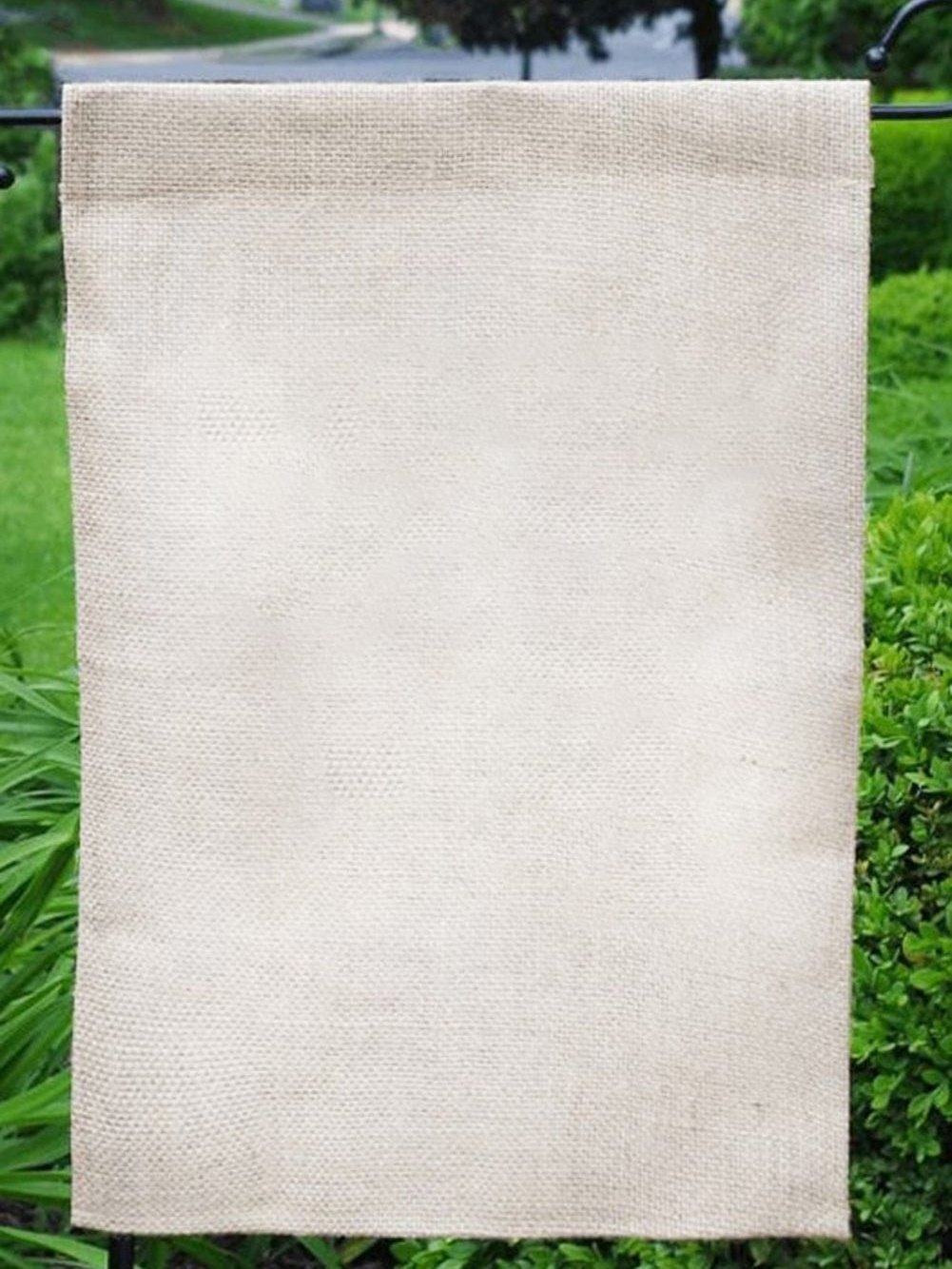 Personalized Beige Garden Flag Kit