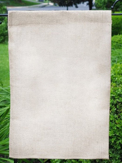 Personalized Beige Garden Flag Kit