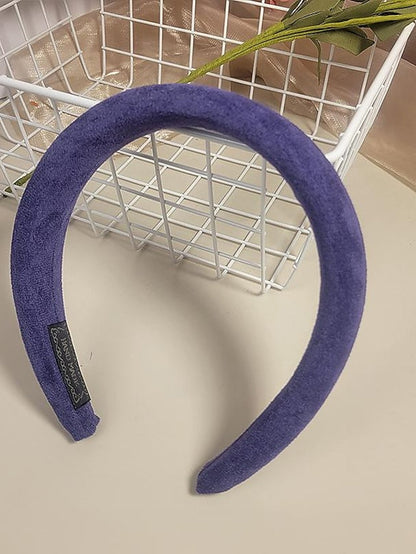 1PC Girls' Headbands Headband For Daily Classic Fabric 3# Rose Red 2#Beige 12# purple for Women