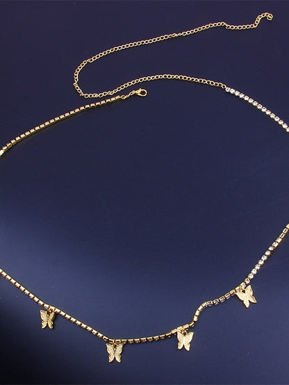 body chain Fashion Street Butterfly Headwear for Women