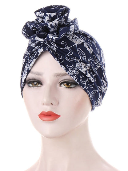 Turban Office Daily Flower / Plants Polyester Boho Cute 1 pcs for Women