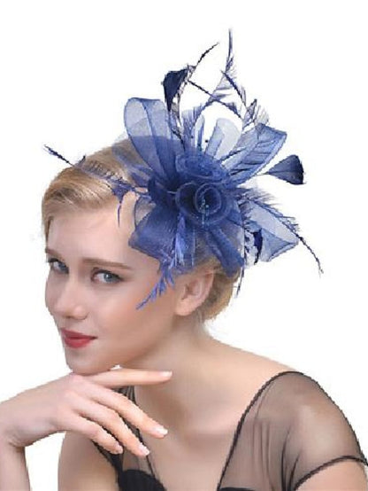 Hair Clip Party Party Solid Color Headwear / White / Red / Blue / Fall / Winter for Women