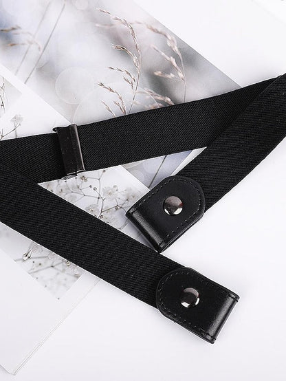 lazy belt unisex all-match elastic jeans seamless invisible belt for Women
