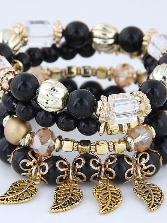 Bracelets Ethnic Style Outdoor Leaf Bracelets & Bangles for Women