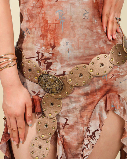 Y2K Hip Hop Pu Belt