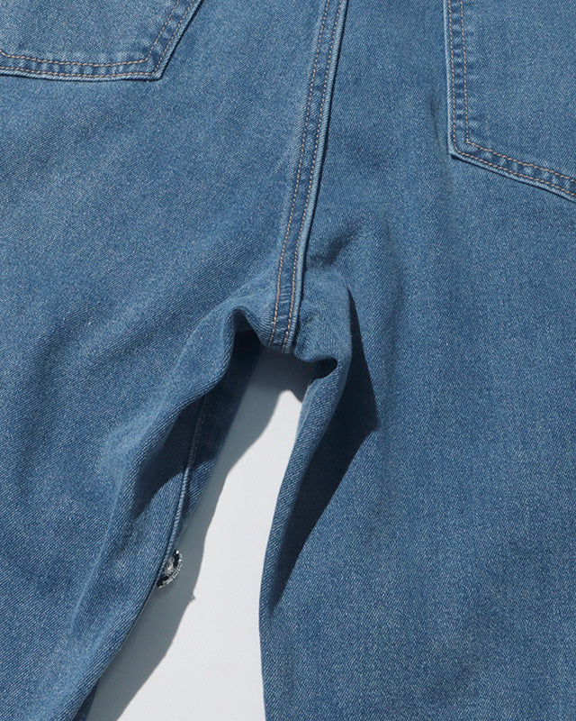 High-Waisted Diamond-Embellished Straight-Leg Trousers