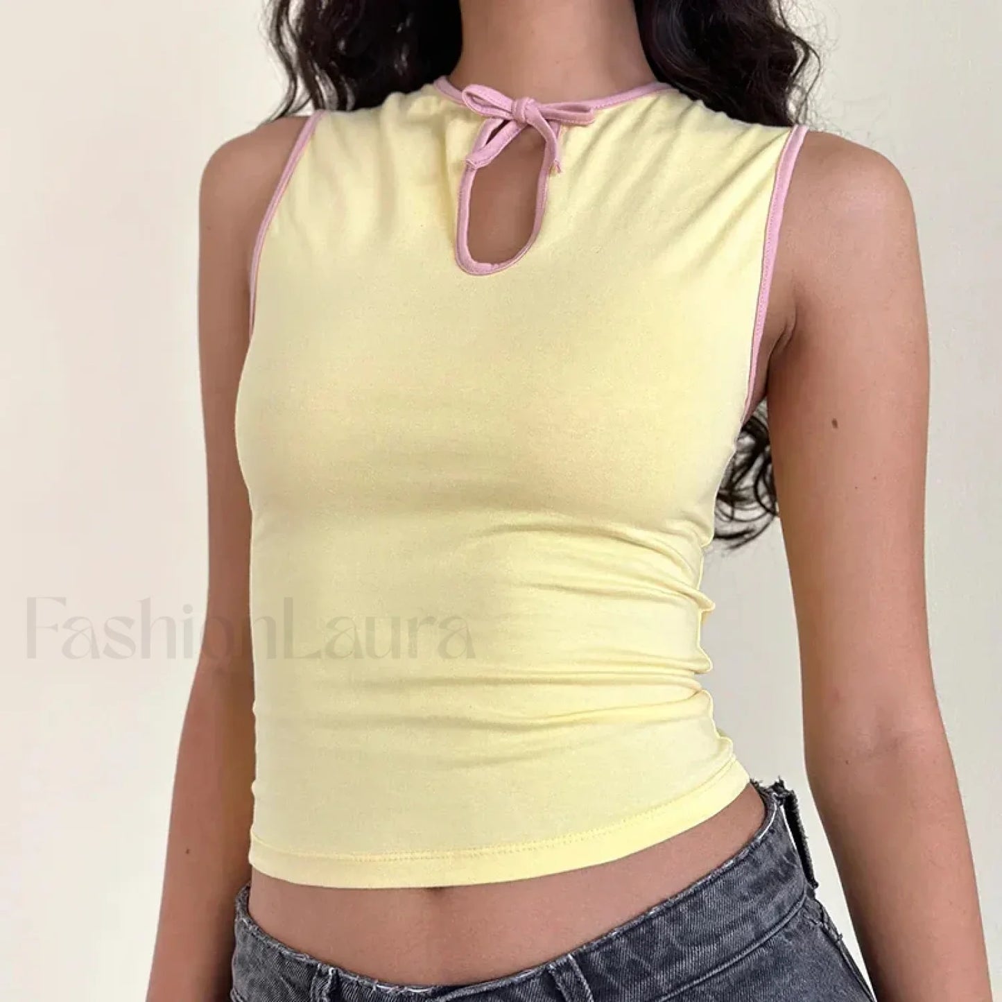 Bodycon Crew Neck Crop Top