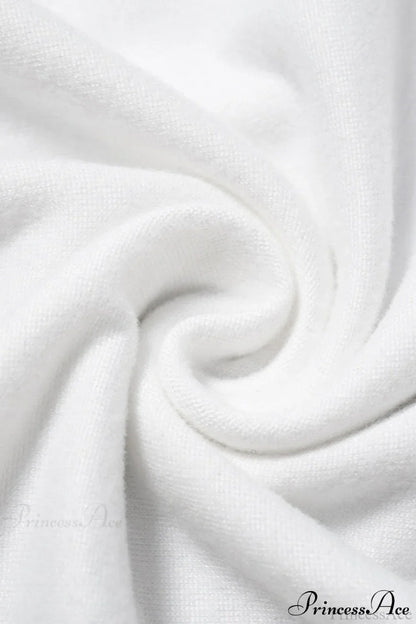 Bow Belted Off Shoulder Backless Long Sleeve Crop Top