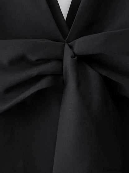 Bowknot Double-Breasted Graceful Sleeveless Vest
