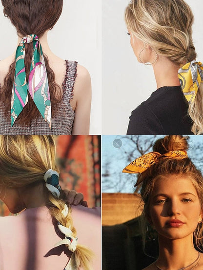 1PC Hair Ties Headbands Hair Band For Outdoor Daily Holiday Classic Fabric Black White Yellow for Women