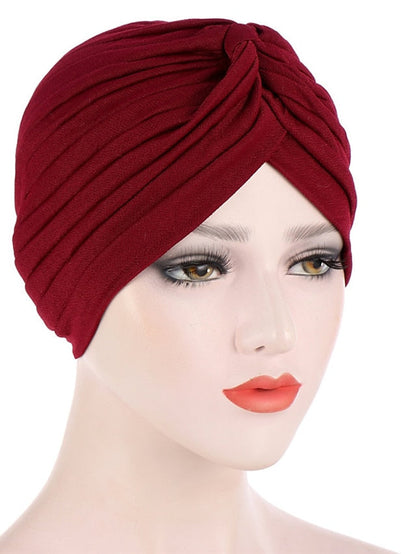 Turban Daily Holiday Solid / Plain Color Polyester Cute Cute 1 pcs for Women