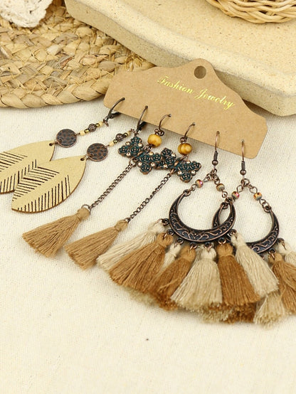 Earrings Vintage Party Flower Earring / Spring / Summer / Fall / Winter / Silver for Women