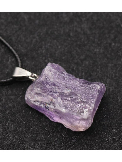 Europe And The United States New Original Stone Pendant Multi-Color Agate Stone Necklace for Women