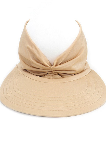 Sun Hat Floppy Hat Outdoor Daily Crystal / Rhinestone Solid / Plain Color Polyester Boho Casual Casual / Daily 1 pcs for Women