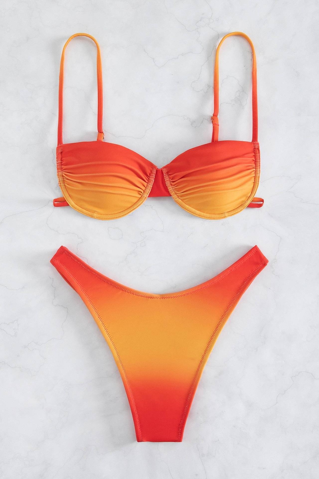 Bikini con degradado estampado Brook