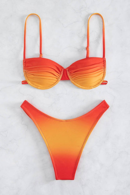 Bikini con degradado estampado Brook