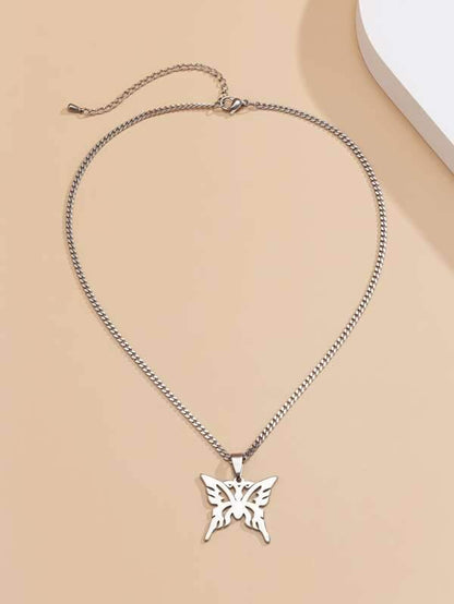 Butterfly Charm Necklace for Women