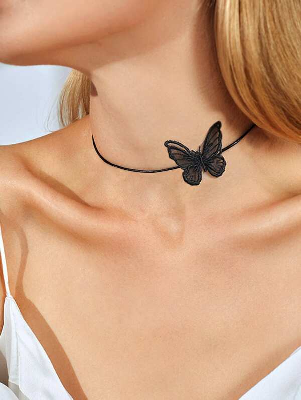 Butterfly Decor Choker 1pc for Women
