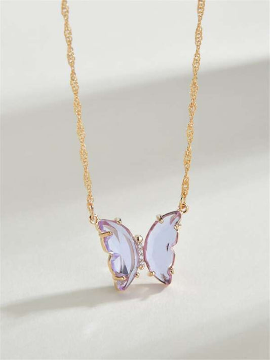 Butterfly Decor Necklace for Women