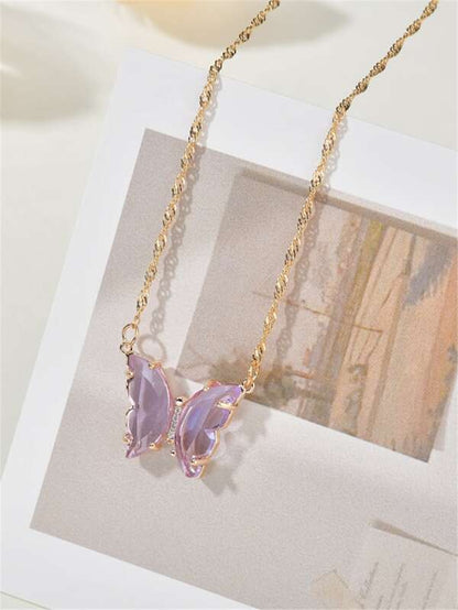Butterfly Decor Necklace for Women