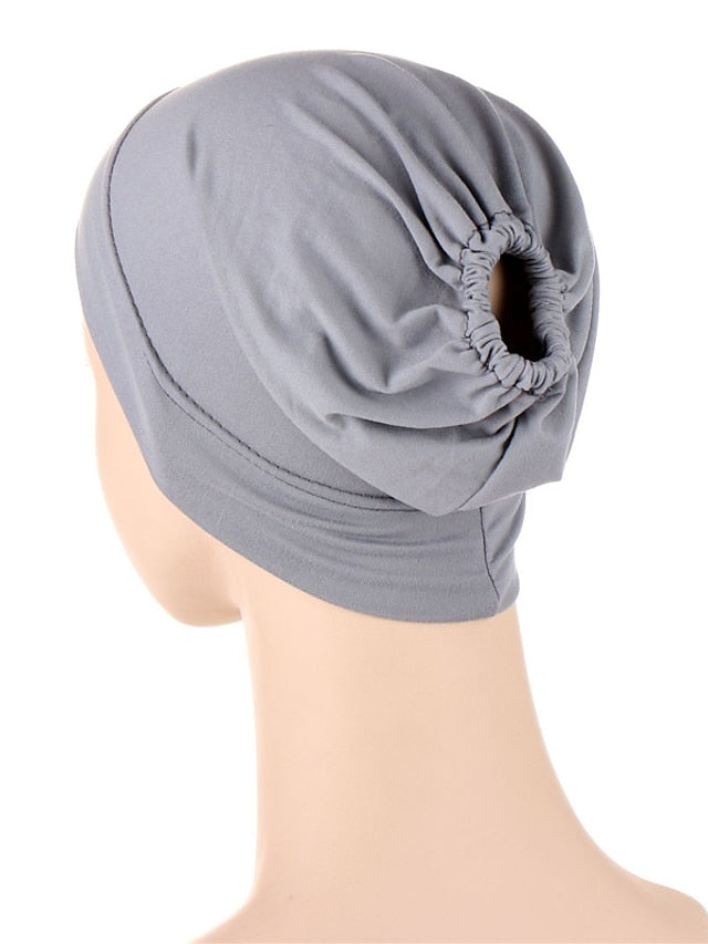 Full Cover Inner Hijab Caps Muslim Turban Hat Islamic Head Scarf Underscarf Bonnet India Hat Muslim Headdress Turbante for Women