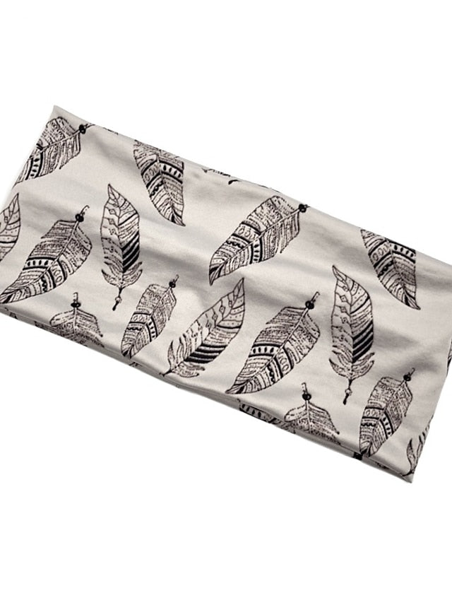 1pc Headbands Hair Band For Street Gift Holiday Head Fabric 1 2 3 for Women