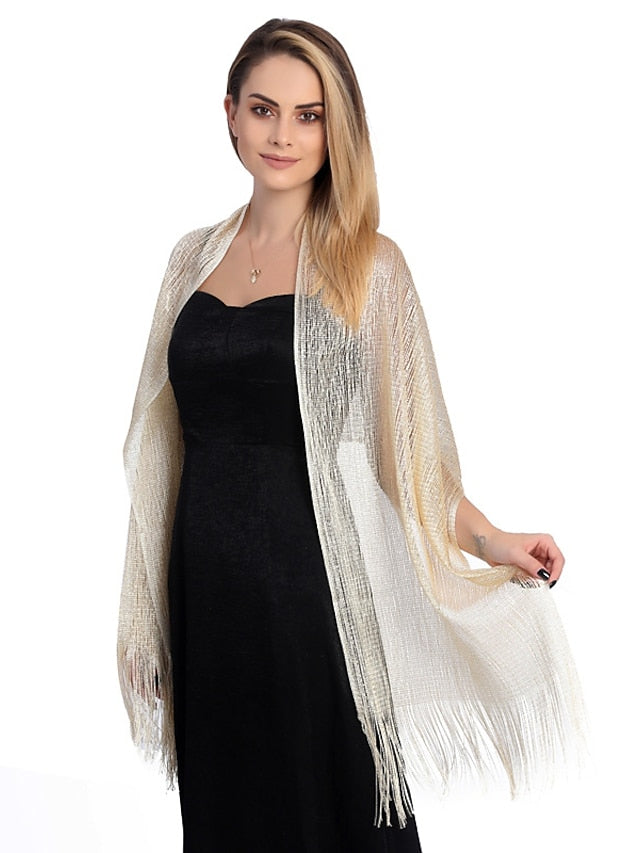 Scarves Shawl Party Daily Solid / Plain Color Polyester / Viscose Formal Casual Bohemia 1 PC for Women