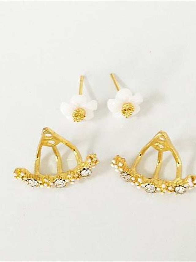 Earrings Chic & Modern Street Flower Earring / Gold / Silver / Fall / Winter / Spring for Women
