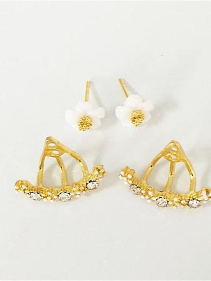 Earrings Chic & Modern Street Flower Earring / Gold / Silver / Fall / Winter / Spring for Women
