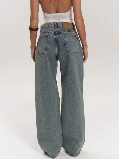 American-Style Retro Vixen Boyfriend Jeans